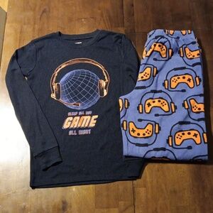 Boys Carters 2pc Gamer Fleece Pajama Set, Size 14